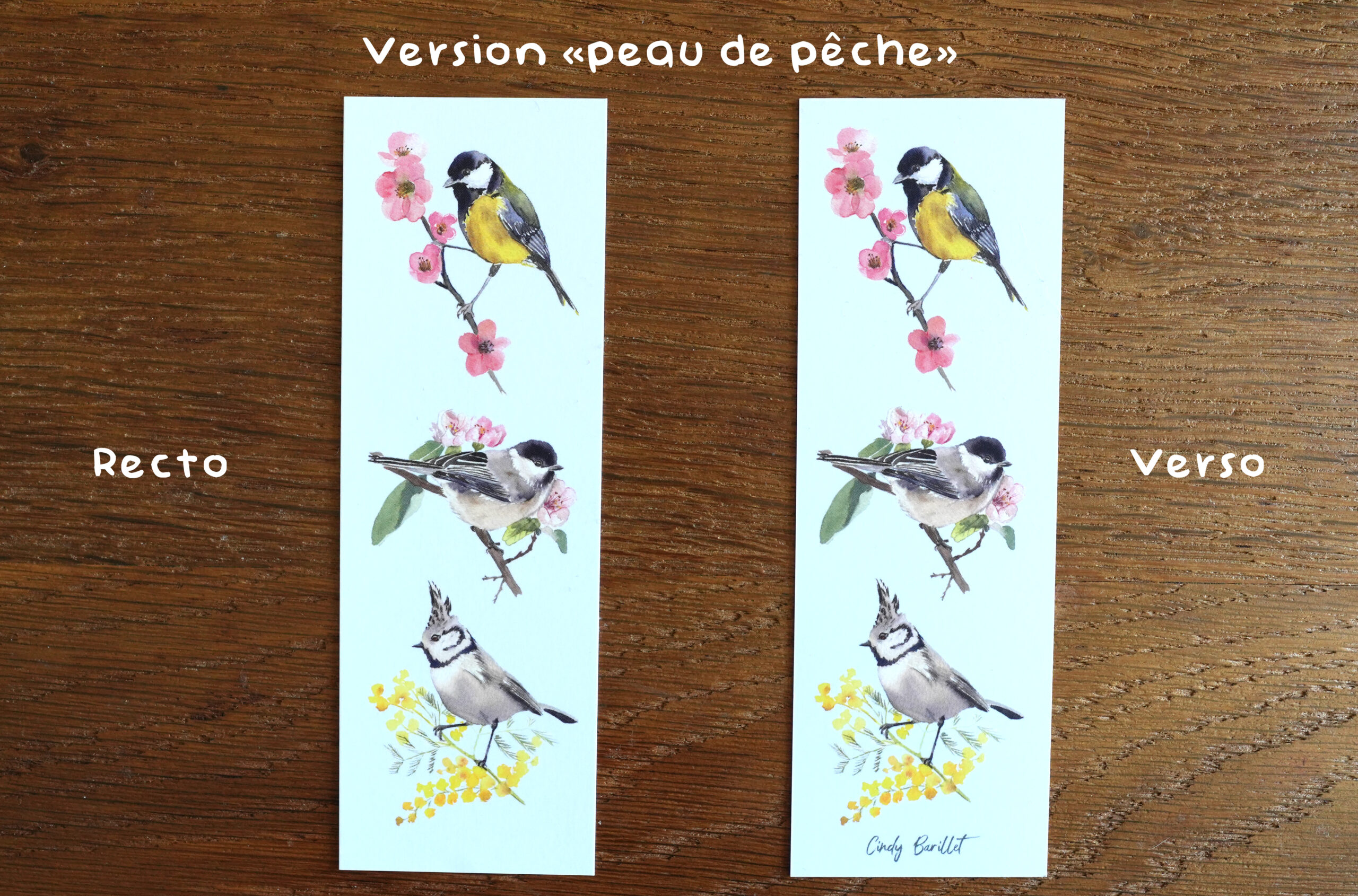 Marque-Page Trio de mésanges – Image 4