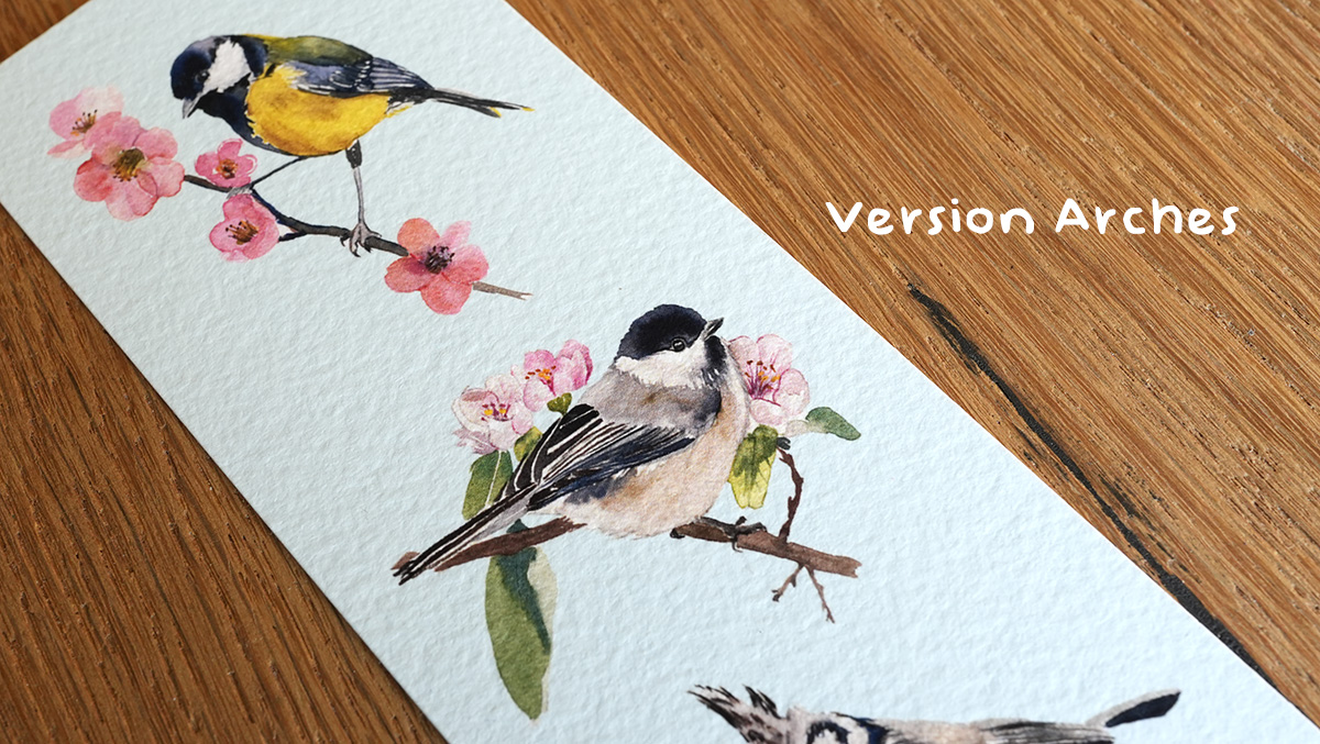 Marque-Page Trio de mésanges – Image 2