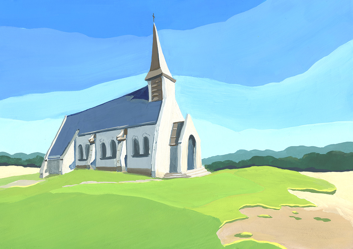 Etretat - Notre-Dame de Lagarde -