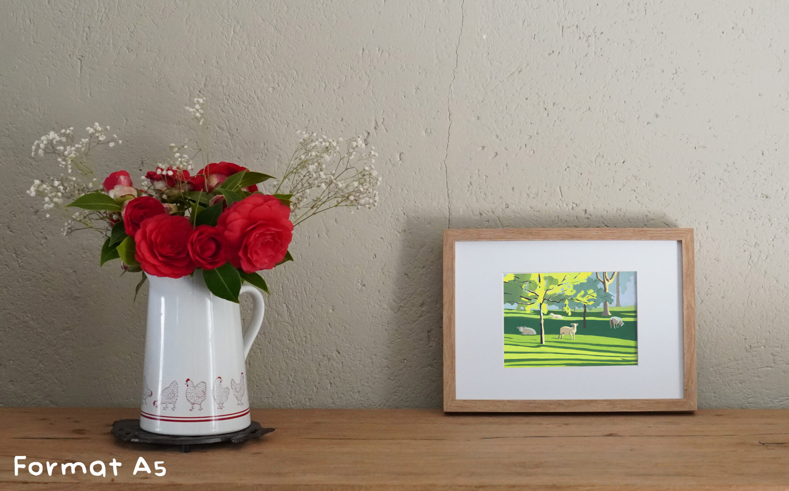 Etretat - Moutons au soleil couchant – Image 2